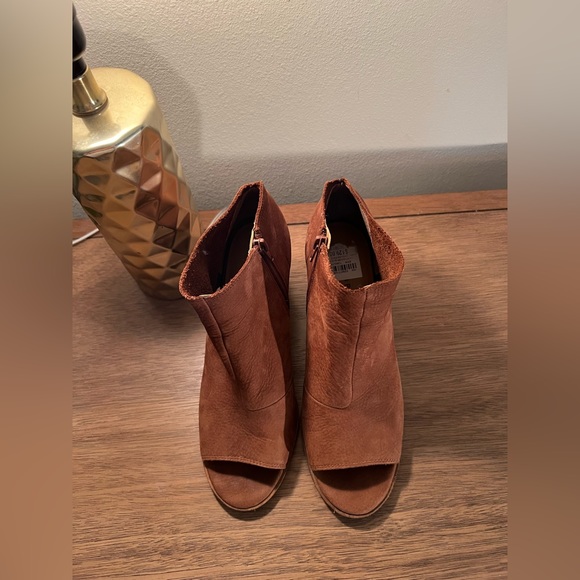 Lucky Brand Open-toe Booties - Picture 1 of 4